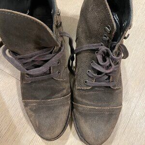 Thursday Boot Company Captain | Dark Olive Suede - 8